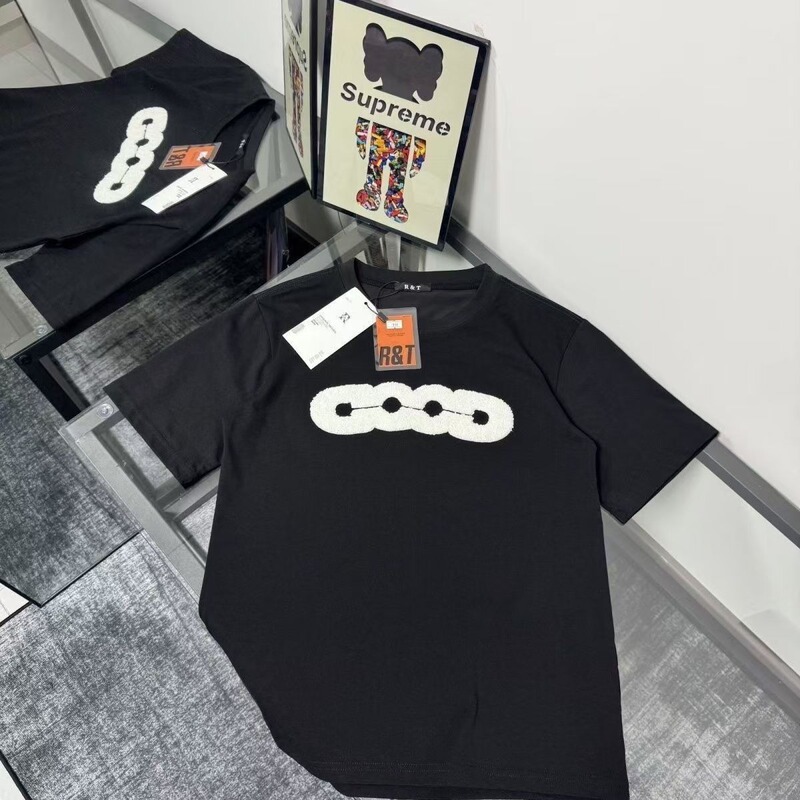 Trendy Summer Versatile New Style Hot-Selling Rhinestone Letter Short-Sleeve Round-Neck T-Shirt Pr Same Style Casual Trendy Summer Versatile New Style Hot-Selling Rhinestone Letter Short-Sleeve Round-Neck T-Shirt Pr Same Style Casual