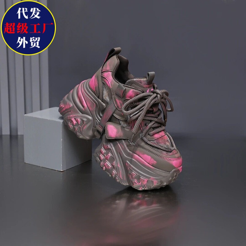 Popular 9cm Height-Increasing Dad Shoes for Women, 2025 Autumn/Winter New Breathable Lightweight Soft-Soled Sports Casual Shoes Popular 9cm Height-Increasing Dad Shoes for Women, 2025 Autumn/Winter New Breathable Lightweight Soft-Soled Sports Casual Shoes