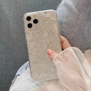 Ins Высокое чувство серебряная фольга оболочка подходит для iphone16Promax чехол для телефона 15Pro1 4/13/12 ниша