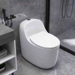 家庭用床置き式便器式個性円形サイフォン式大沖力大配管便器手動式便器