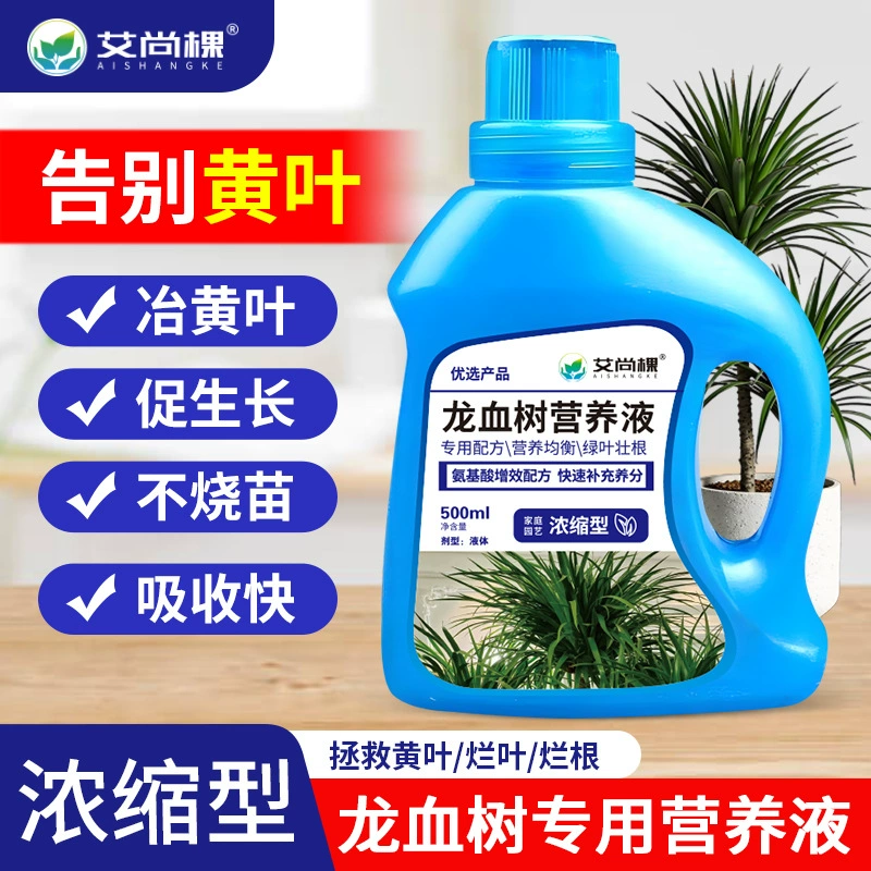 Оптовая продажа концентрированного жидкого удобрения Aishangke Dragon Blood Tree, специальное питательное средство, специальное удобрение для больших комнатных растений в горшках, удобрение для цветов.