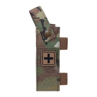 Tactical First Aid Scissors and Mark Pen Two-in-One Storage Bag Medical Bag Velcro Tactical Vest Accessories