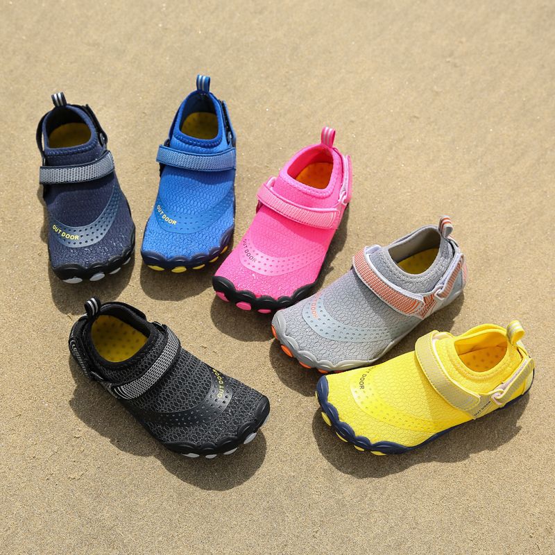 Children's Beach Shoes, Non-Slip Swimming Shoes, Quick-Interference Water Wading and River Diving Shoes, Men's and Women's Shoes, Anti-Cut Barefoot Socks and Shoes
