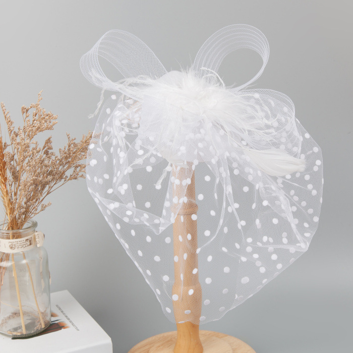 33g Weight Veil Hair Accessories Type 1 Piece Quantity Holiday, Daily Occasion Gauze Material Solid Color Pattern Women's Gender Ethnic Style Style Women's Ethnic Style Solid Color Gauze Veil 8