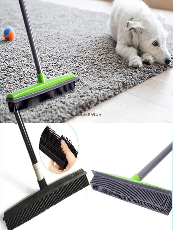 Pet Broom, Household Carpet Hair Removal Broom, Magic Hair Cleaning Tool, Non-Stick Hair Brush for Dog Hair and Hair Removal Mop