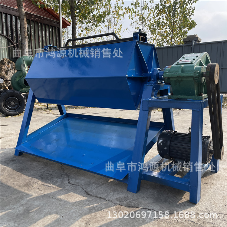 小零件除锈研磨机 1000升六角滚筒式除锈机 冲压件抛光机