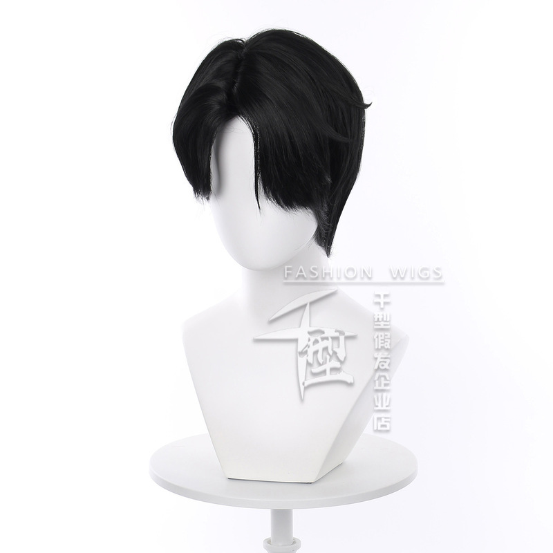 【绿箩】 Skpop猎魔女团 沙加男孩 Jinu 秦宇cos假发 头皮顶短发|undefined