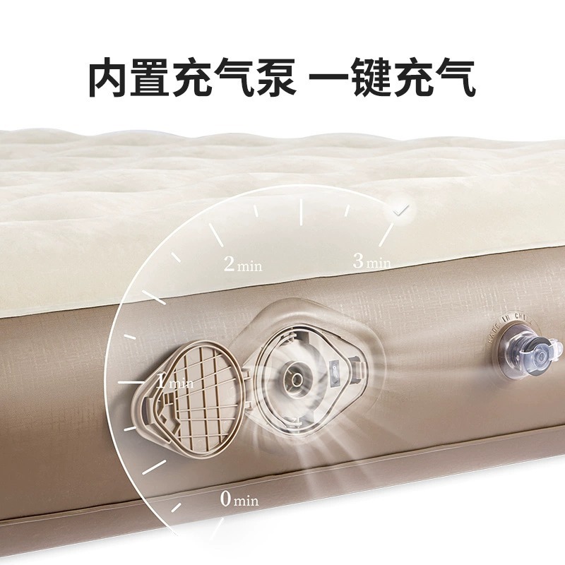 自動空気入りマットレステント屋外睡眠マット怠け者キャンプ床家庭用携帯専用エアマットレス