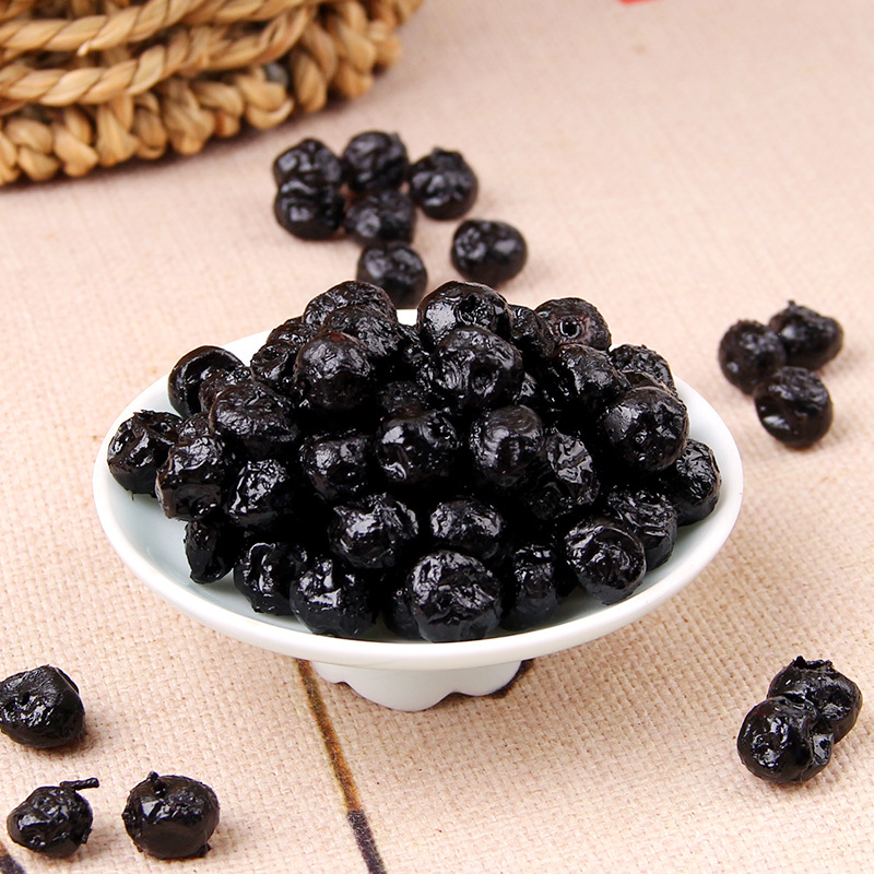 Wholesale Manufacturer Baking Blueberry Dried Fruit Bulk Leisure Snack Blueberry Dried Fruits and Jellies Dried Fruits 500g per piece Dropshipping