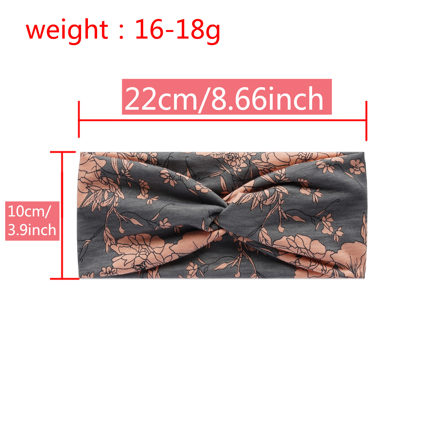 Fashion Flower Cloth Printing Hair Band 1 Piece display picture 5