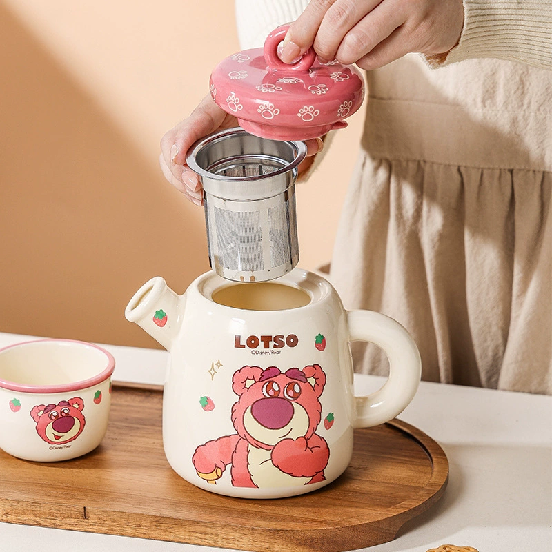 Ceramic high quality set, teapot for home use, tea cup, gift box