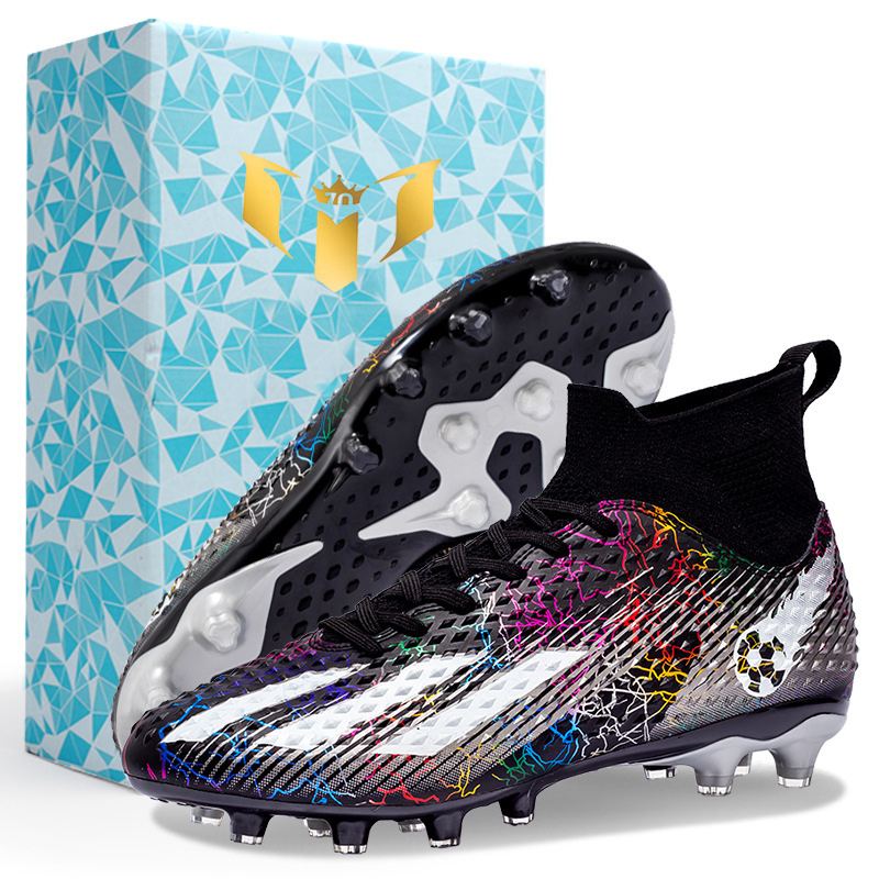 Zapatos de fútbol de caña alta transfronterizos zapatos de entrenamiento de juego de uñas rotas para adultos para hombres