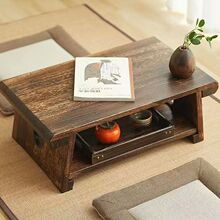 实木榻榻米桌飘窗小桌子茶台日式炕几阳台桌子茶几家用小茶桌折叠