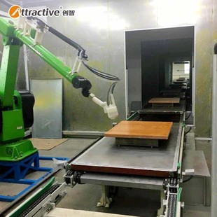 [Guangdong Chuangzhi] Panel Furniture Uv Spray Painting Assembly Line Manufacturer Customized Automatic Spray Painting Production Line Equipment
