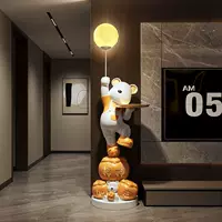 Креативное напольное украшение Persimmon Ruyi Violent Bear для гостиной, ТВ-шкафа, высококачественное легкое роскошное украшение, подарок на новоселье.