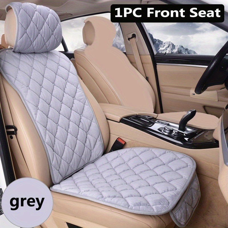 Cojín de asiento de coche de felpa comercio exterior estilo vendedor caliente franela cojín del asiento de coche interior del coche suministros cubierta de asiento de coche