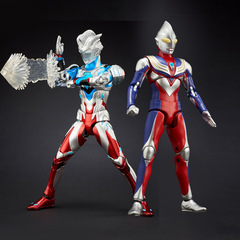 本物のウルトラマンシリーズおもちゃ 3-5 歳ゼロセブンジード子供のティガおもちゃモデル手作り人形
