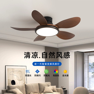 New Nordic Fan Lamp Living Room Bedroom Ceiling Fan Lamp Home Restaurant Fan Chandelier Integrated Large Wind Electric Fan