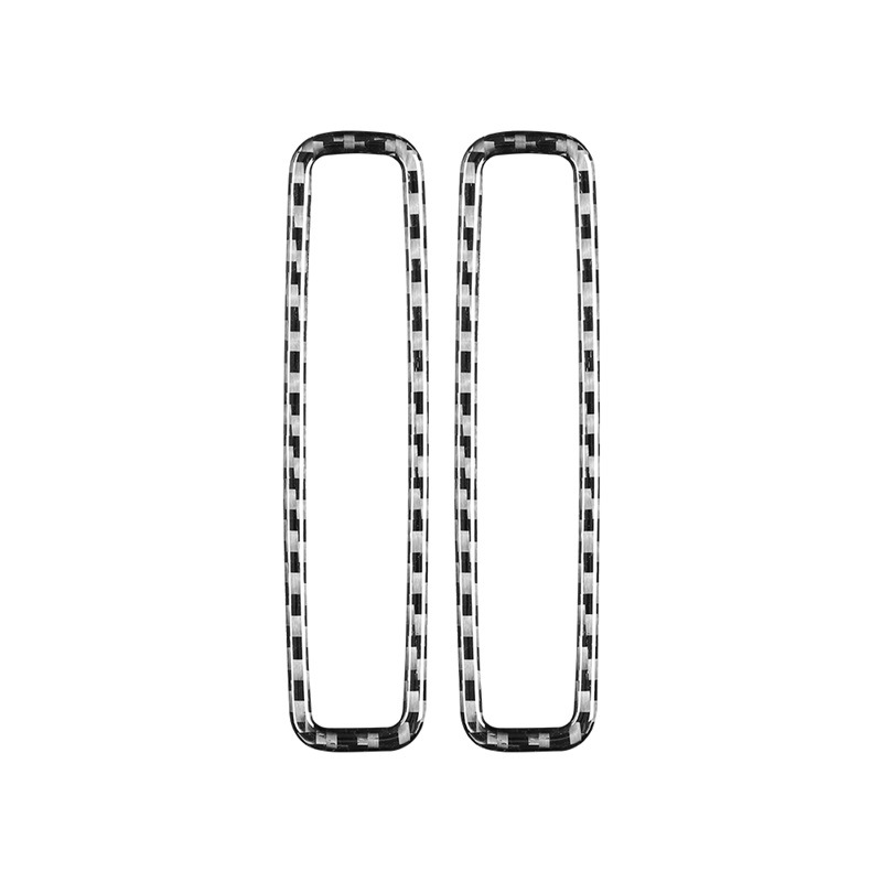 Adecuado para 10-17 Palmela piezas de modificación interior Puerta de fibra de carbono B columna salida de aire pegatinas decorativas