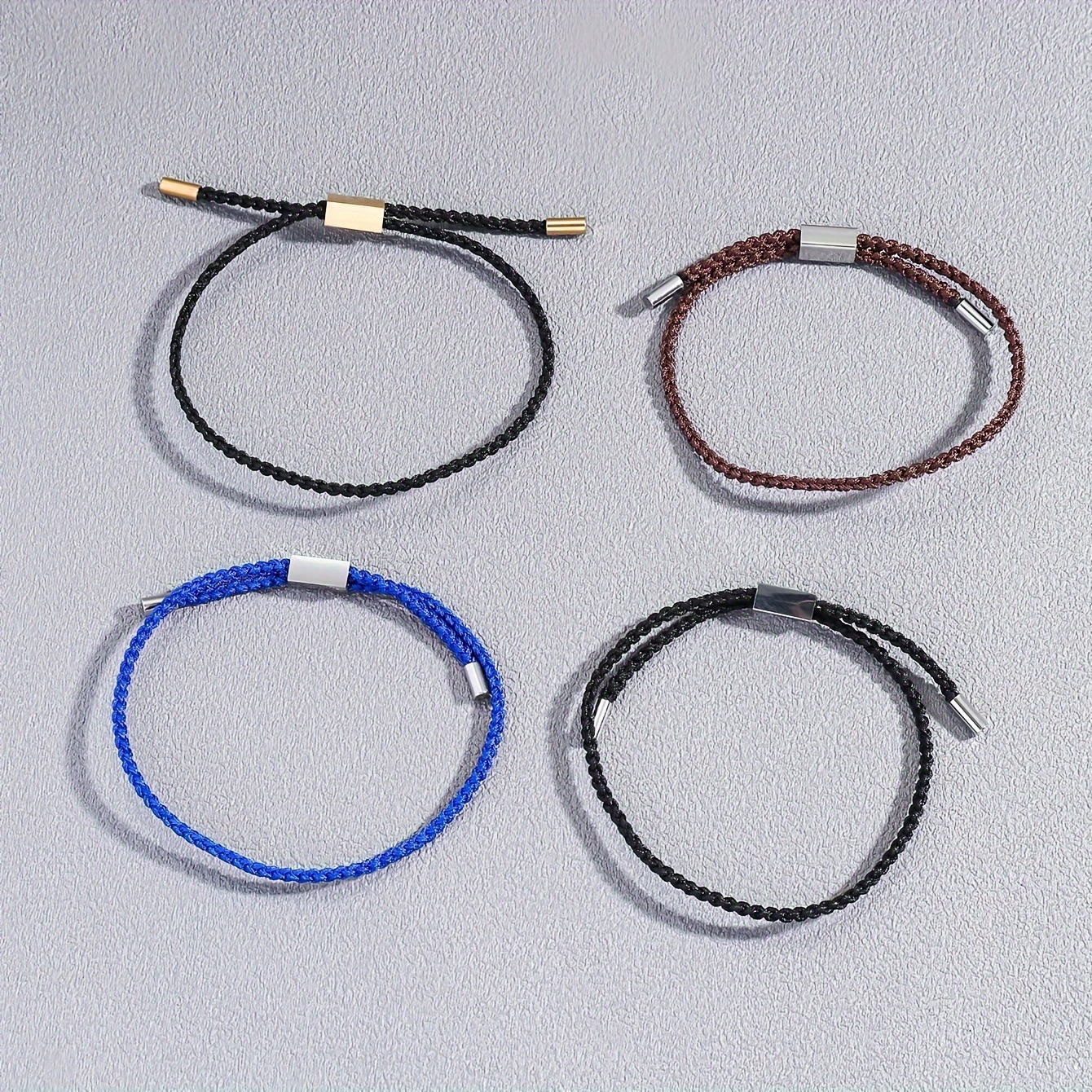 Woven adjustable fashionable universal trend bracelet for men and…