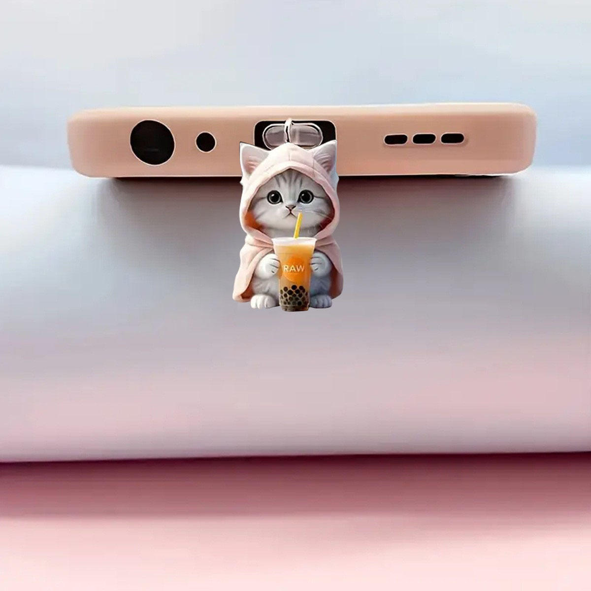 Nuevo tapón de polvo acrílico para conector Lightning y conector elíptico tipo-c para teléfonos de Apple