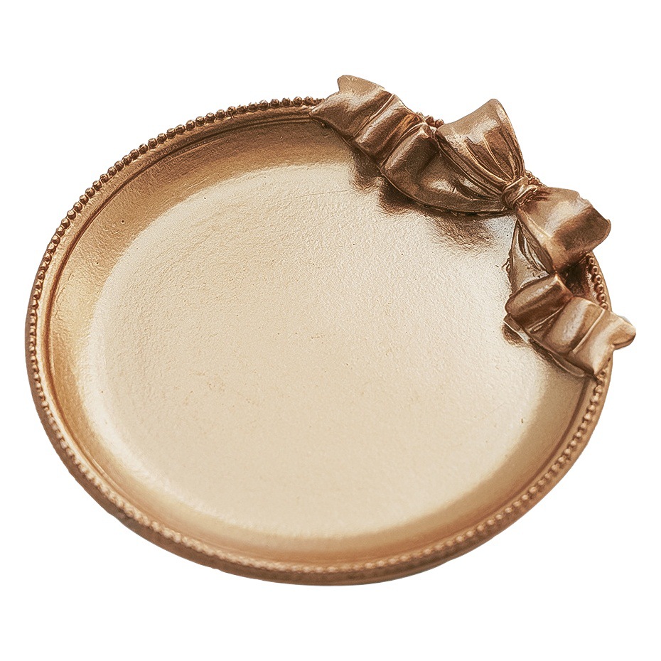 Ins香薫ろうそくトレイベースデスクトップクリエイティブ収納装飾容器軽贅沢レトロ円形燭台置物