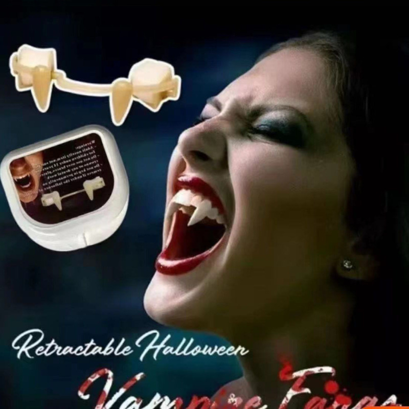 Cross-Border Halloween Vampire Zombie Teeth Cosplay Masquerade Props Bloody Denture Party Cross-Border Halloween Vampire Zombie Teeth Cosplay Masquerade Props Bloody Denture Party