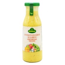 德国冠利蜂蜜芥末沙拉酱蔬菜水果250ml