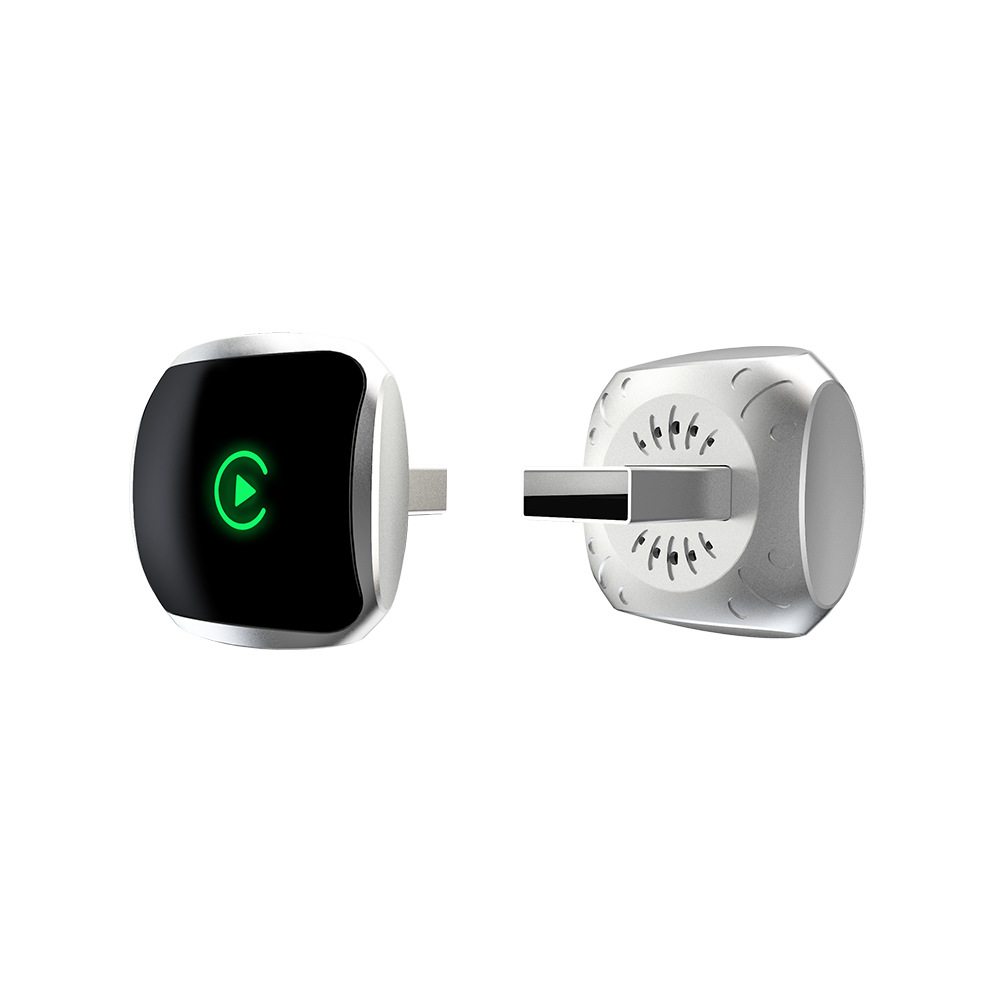 Cross-border best-selling mini portable wireless CarPlay adapter, compatible with Apple/Android devices, a 2-in-1 in-car connectivity box