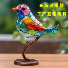 跨境bird Series Alloy Decorations小鸟摆件家居装饰品彩色工艺
