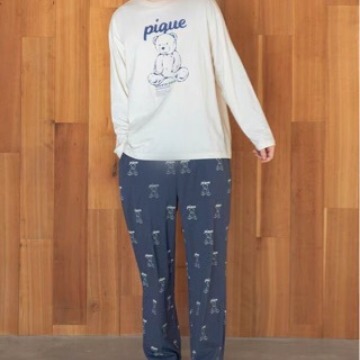 Spring and Summer new gp cute bear modal cotton couple men's and women's homewear pajamas suit wholesale