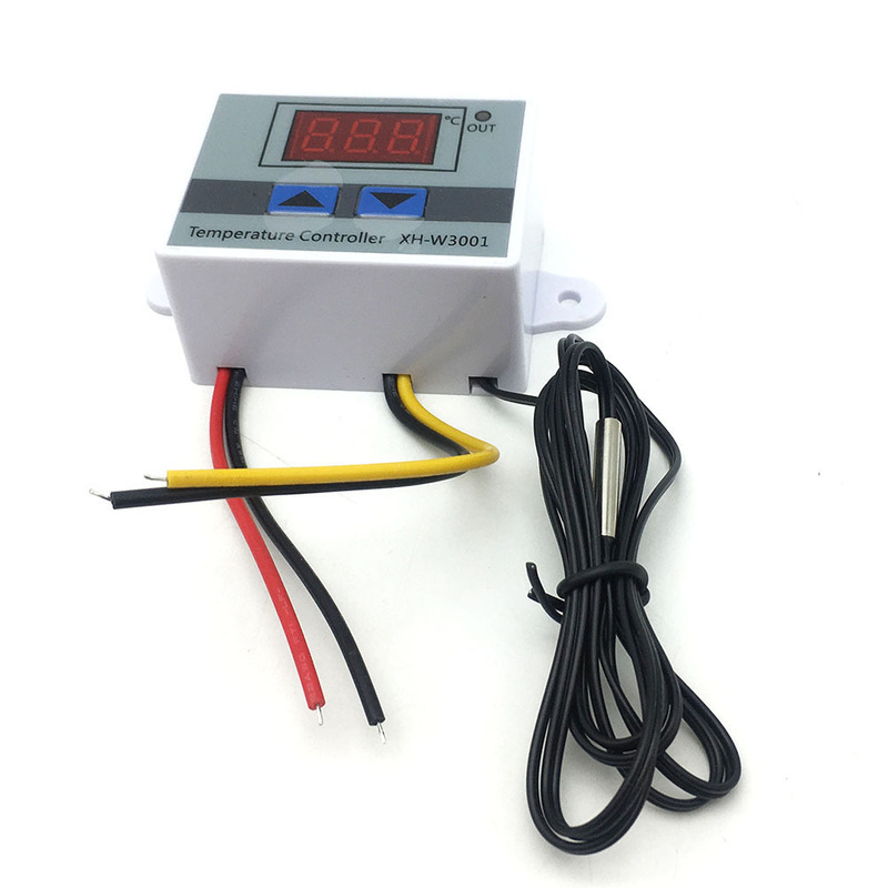 12V/24V/110V/220V digital temperature controller NTC sensor thermostat for cooling heating