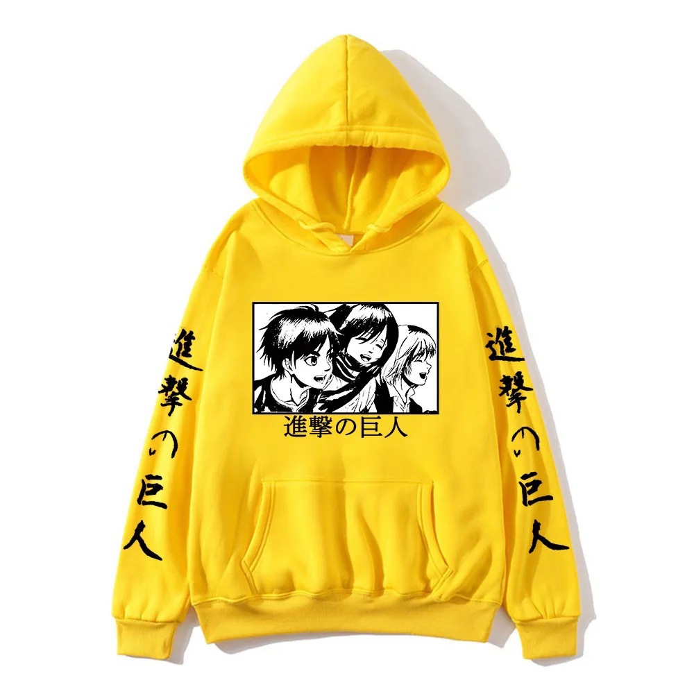 Attack On Titan Sweatshirt Eren Yeager Hoody Mikasa Ackerman