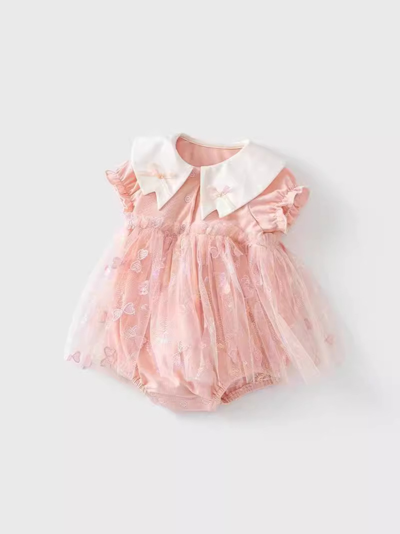 Ropa de verano para bebés, ropa delgada, bebé recién nacido, mono, falda de pedo, princesa súper linda, ropa de luna llena, verano