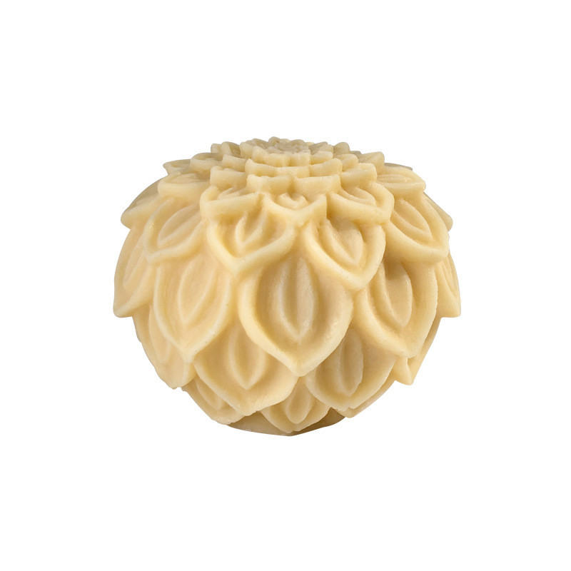 Nuevo ins flor bola vela decoración silicona molde DIY aromaterapia vela fragancia piedra mano regalo molde