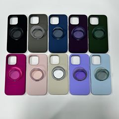 新しい 360 度回転磁気ホルダー ip16promax 液体シリコーン ip16pro 携帯電話ケースに適しています