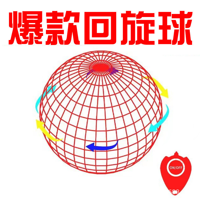 跨境智能悬浮回旋球UFO魔法感应回旋飞行球指尖发光陀螺六一玩具|undefined