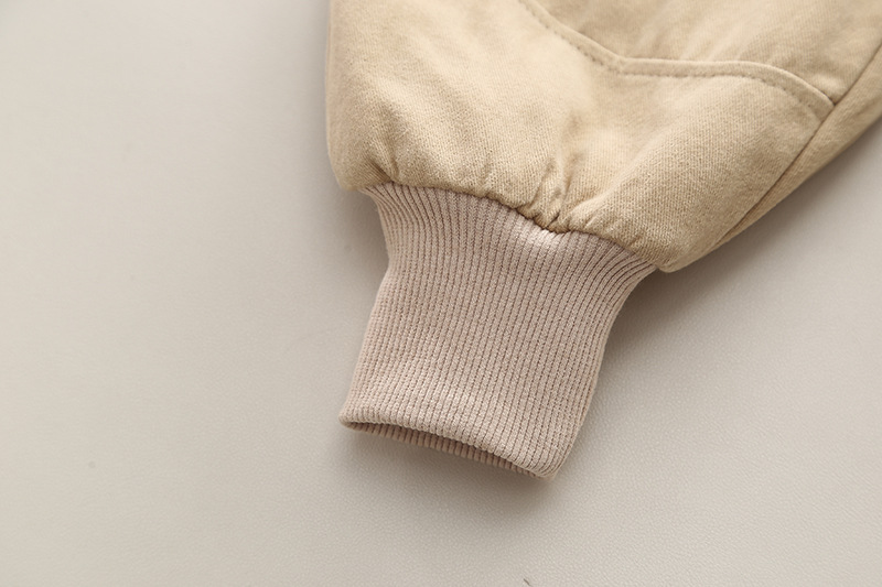 Set camicia foderata in pile e pantaloni per bambino inverno_voghion.com