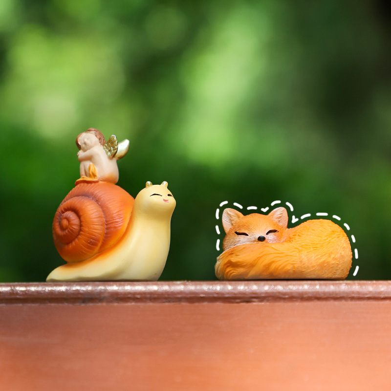 Caricatura creativa cuervo corn flores mascotas decoración jardinería mini decoración micro paisaje al aire libre ornamentos paisajísticos