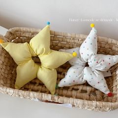 可爱五角星填充棉大肠发圈少女扎头发丸子头皮筋发绳头绳发饰品