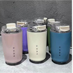 semg厂家直销随行杯咖啡杯便携304不锈钢防漏冷热保温杯冷热双用