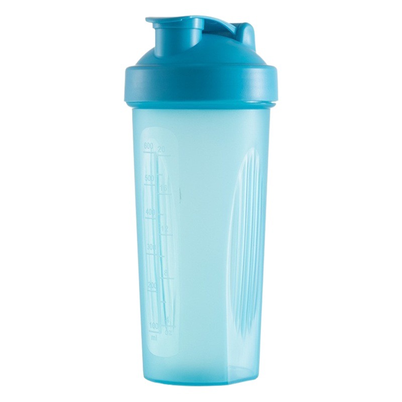 En stock al por mayor 600ml deportes batido Copa de fitness taza batido de leche taza proteína en polvo batido taza de mezcla taza de impresión logo