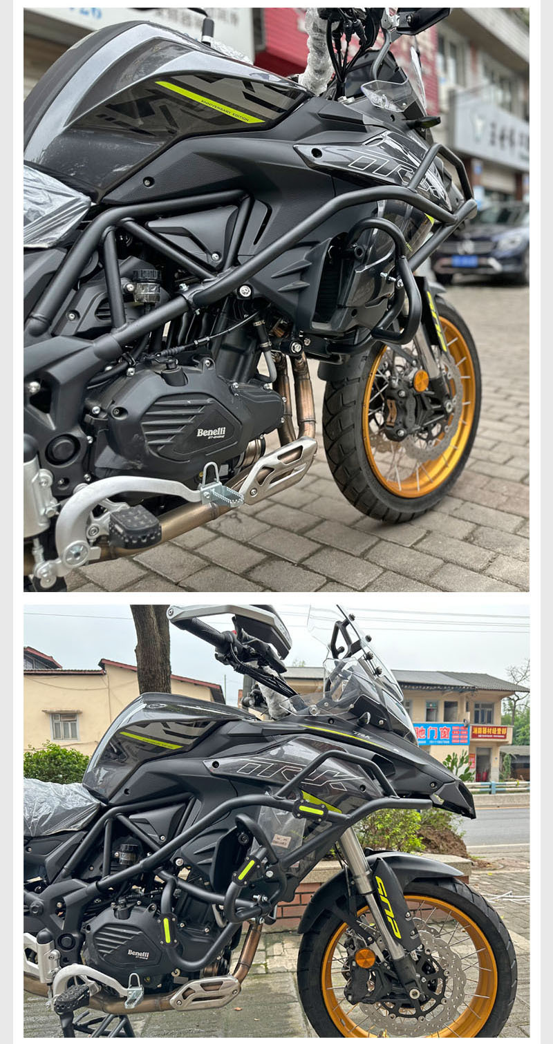 Suitable for Benelli Jinpeng 502X552 bumper anti-fall protective bar reinforced carbon steel competitive bar motorcycle modification