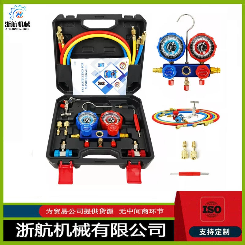 Автомобильный кондиционер инструмент для заправки хладагента R22 R134a R404 R410 манометр R134a хладагент
