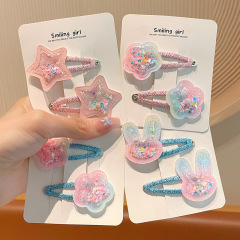新しい子供用ヘアピン、女の子用ヘアアクセサリー、甘くて多用途なヘアピン、ベビーフラワー、女の子用のかわいいヘアピン