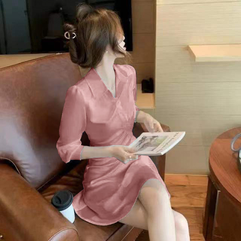 早春款连衣裙女装春装2025年新款潮流欧货小个子气质爆款时尚辣妹|undefined