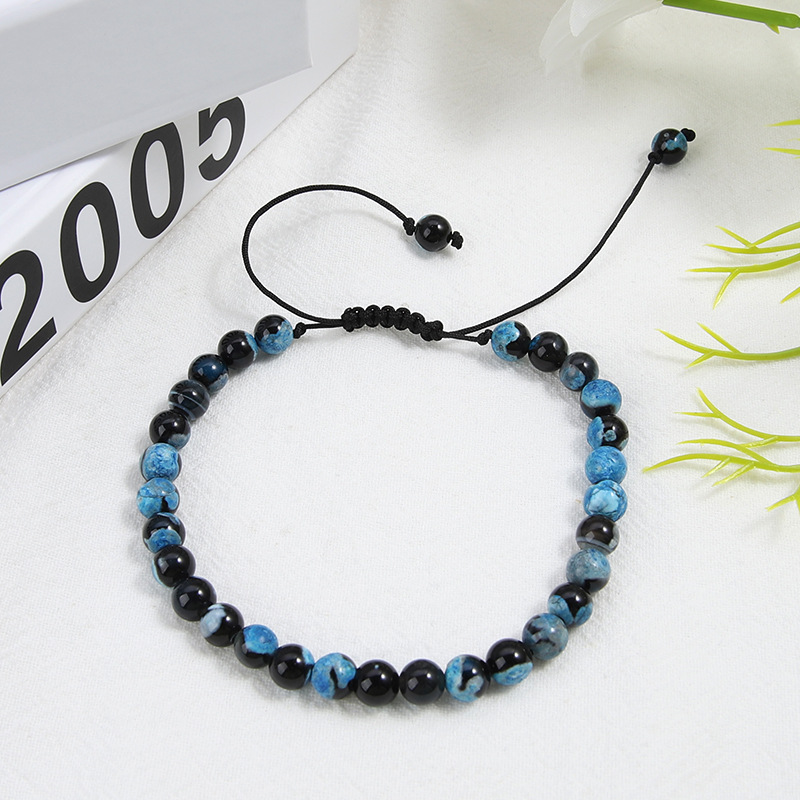 Ethnic Style Colorful natural stone Beaded Bracelets 1 Piece