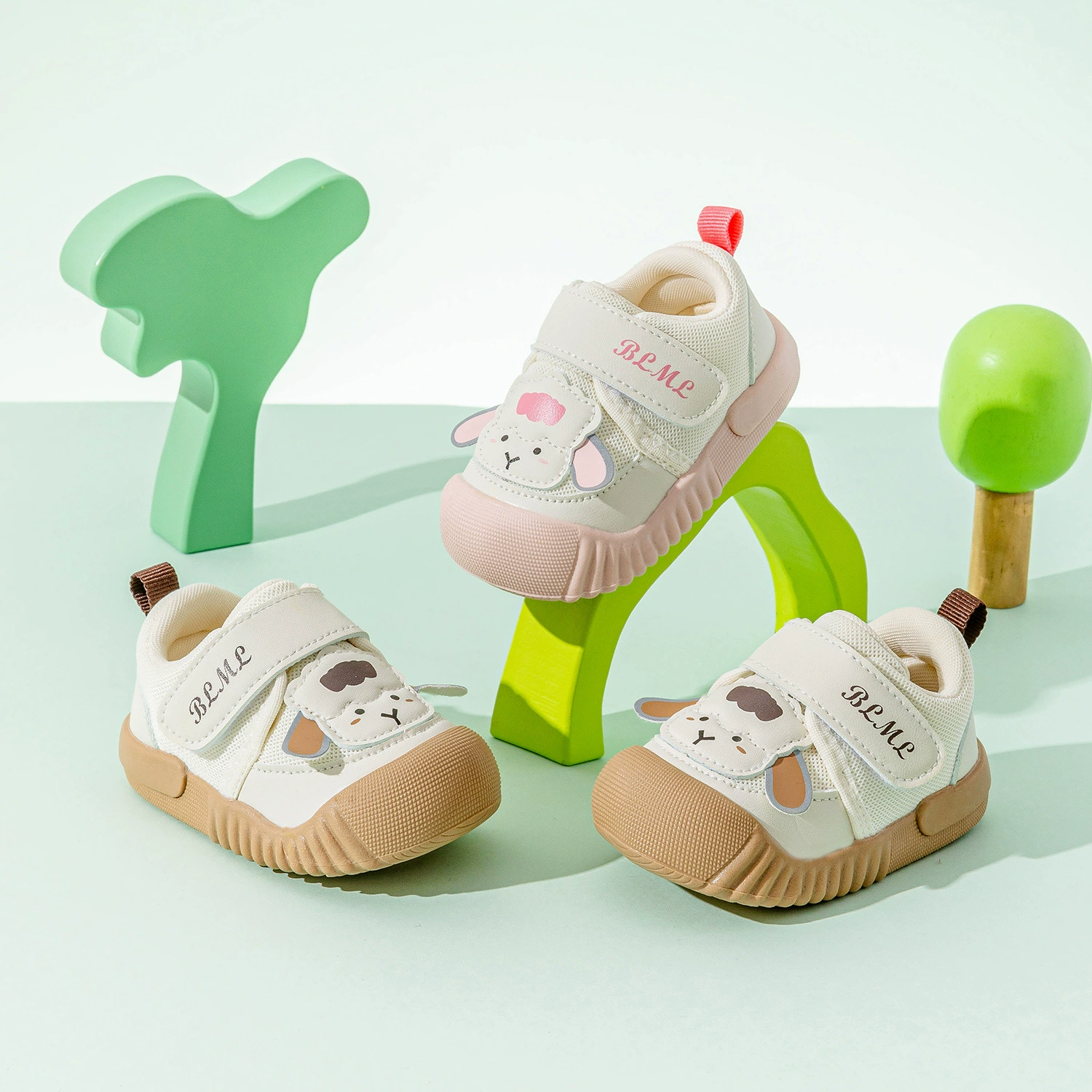 Baby Bramilller кроссовки 2025 весенняя мягкая подошва нескользящая мужская детская обувь сетка обувь детская обувь оптом