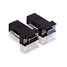 厂家直销 VGA转RJ45转接头 网线传输VGA信号 VGA转网线延长15P