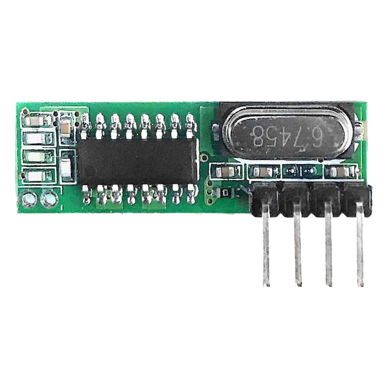 433 МГц Супергетеродинный радиочастотный Беспроводной приемный модуль Высокочувствительный закрытый сигнальный светильник приемная плата дистанционного управления